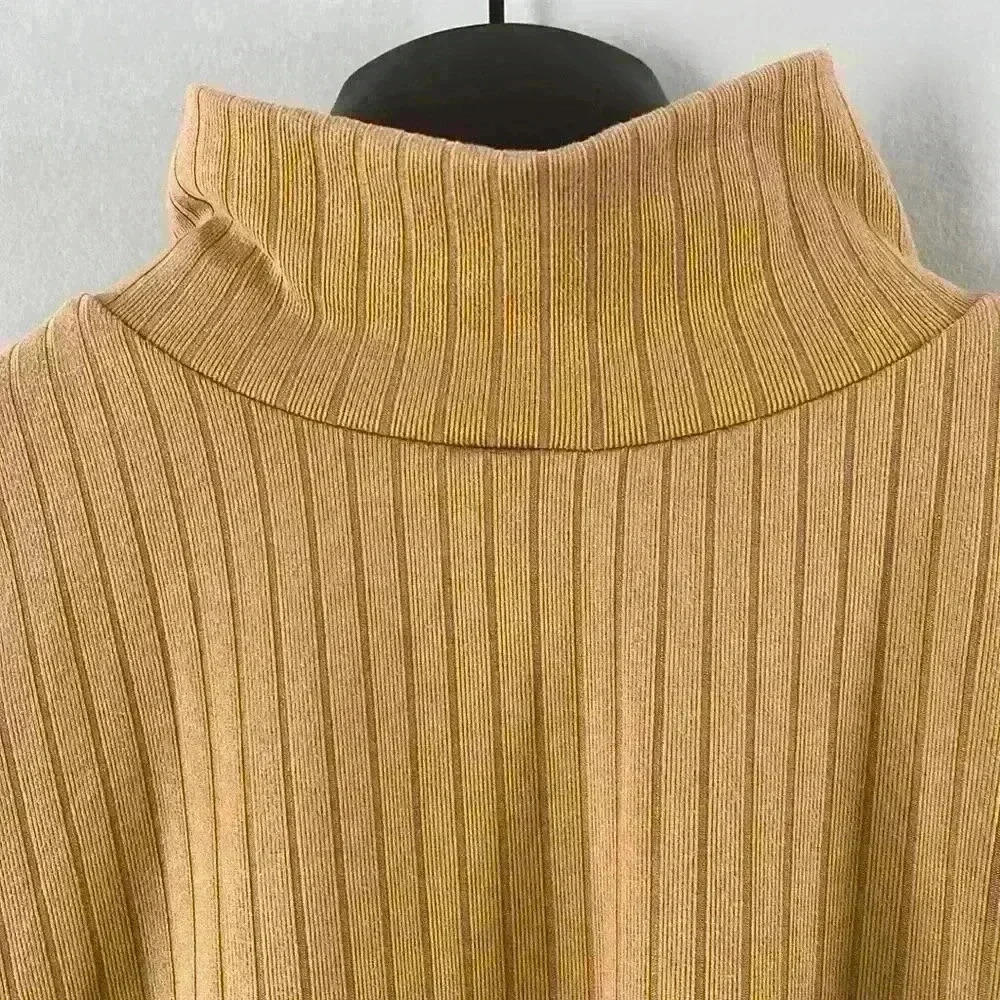 Ardene mock neck long sleeve ribbed top size medium - Picture 4 of 12